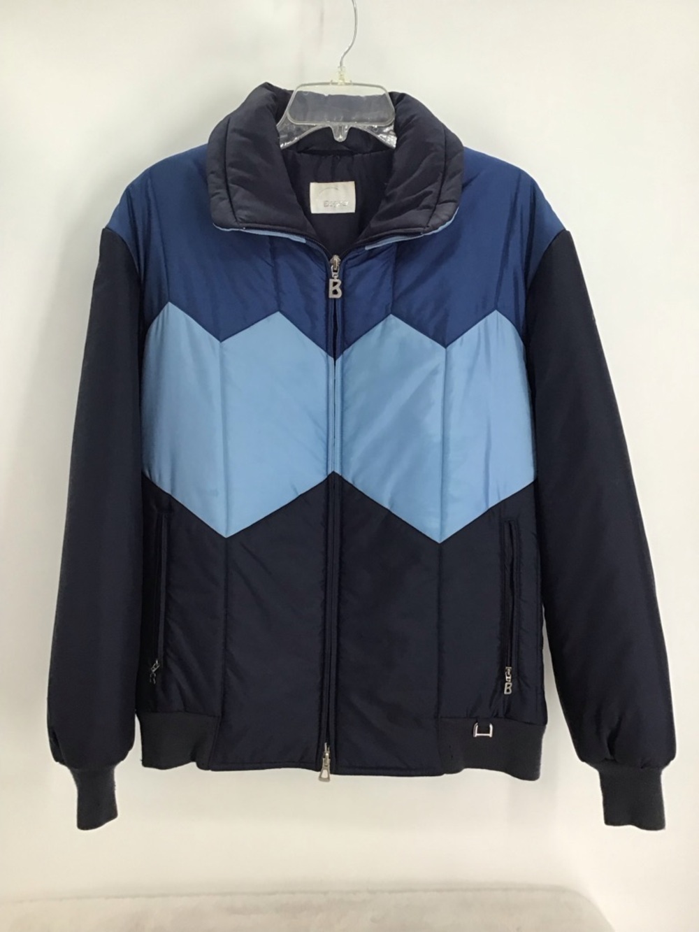 Vintage Bogner Zip-Up Ski Jacket Puffer Winter Warm Color Block Size 48